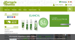 Desktop Screenshot of farmaciabustillo.com