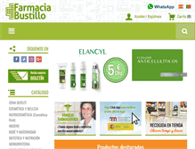 Tablet Screenshot of farmaciabustillo.com